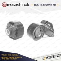 Front + Rear Engine Mount Kit for Daihatsu Charade G102 1.3L 4Cyl HCE 10/88-7/93