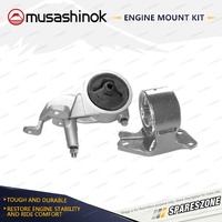 Front + Rear Engine Mount Kit for Daihatsu Cuore L700S Mira L701S Sirion M100S