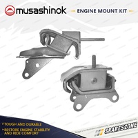 Front + Rear Engine Mount Kit for Ford Telstar AR AS TX5 2.0L 4Cyl FE 83-87 Man.