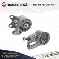 Front + Rear Engine Mount Kit for Ford Telstar AT AV TX5 2.0 2.2L 4Cyl FE F2 F2T