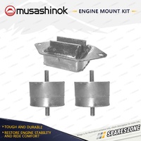 Front + Rear Engine Mount Kit for Ford Escort MKII 1.6 2.0L 4Cyl 6/76-8/82