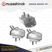 Front + Rear Engine Mount Kit for Ford Courier PH GL 2.5L T-Diesel WLAT 04-06