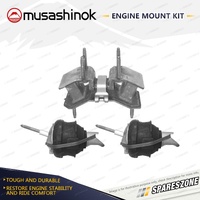 Front + Rear Engine Mount Kit for Ford Falcon FG X Barra 195 FG 4.0L 6Cyl