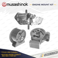 Front + Rear Engine Mount Kit for Holden Barina MF MH 1.3L 4Cyl G13BA 89-94 Auto