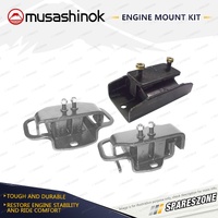 Front + Rear Engine Mount Kit for Holden Rodeo TF TFS55 2.8L 4Cyl 90-96