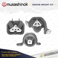 Front + Rear Engine Mount Kit for Holden Astra TR GL 1.8L 4Cyl C18SEL 9/96-9/98