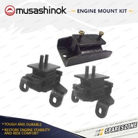 Front + Rear Engine Mount Kit for Holden Rodeo TF TFS55 2.8L 4Cyl 97-00