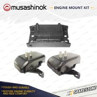 Front Rear Engine Mount Kit with cover for Holden Jackaroo UBS26 Rodeo TF R9