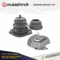 Front + Rear Engine Mount Kit for Honda Accord CA5 2.0L Front Long Top Bolt 15mm