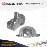 Front + Rear Engine Mount Kit for Honda Integra DA9 1.8L 4Cyl B18A1 6/89-7/93