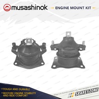 Front + Rear Engine Mount Kit for Honda Accord Vti & Euro CM5 Accord Euro CL9