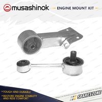 Front + Rear Engine Mount Kit for Hyundai Excel X1 1.5L 4Cyl G4AJ 2/86-12/89