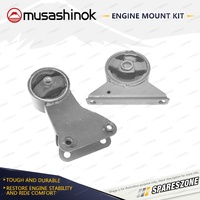 Front + Rear Engine Mount Kit for Hyundai Lantra J1 1.6L 4Cyl G4CR 5/91-10/92