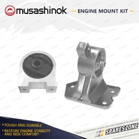 Front + Rear Engine Mount Kit for Hyundai Sonata Y3 2.0L 4Cyl G4CP 6/96-4/98