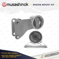 Front + Rear Engine Mount Kit for Hyundai Lantra J1 1.8L 4Cyl G4CN 11/92-8/95