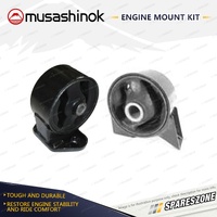 Front + Rear Engine Mount Kit for Hyundai Accent LC LS 1.6L 4Cyl Hatch G4ED Auto