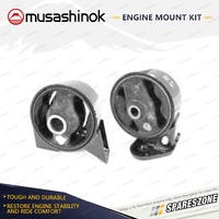 Front + Rear Engine Mount Kit for Hyundai Accent LC LS 1.6L 4Cyl Hatch G4ED Man.