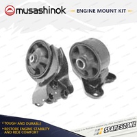 Front + Rear Engine Mount Kit for Hyundai Elantra XD Tiburon GK 1.8L 2.0L Manual