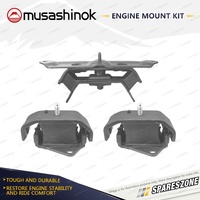 Front + Rear Engine Mount Kit for Hyundai Terracan CRDi 2.9L 4Cyl 4WD J3 04-07