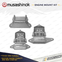 Front + Rear Engine Mount Kit for Isuzu D-Max TFR85 TFS85 3.0L 4Cyl Auto & Man.