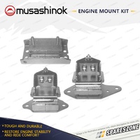 Front + Rear Engine Mount Kit for Isuzu D-Max TFR85 TFS85 3.0L 4Cyl Manual