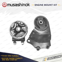 Front + Rear Engine Mount Kit for Kia Mentor GLX SLX 1.5L 4Cyl B5 BF 96-01 Man