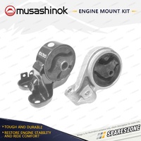 Front + Rear Engine Mount Kit for Kia Cerato LD 2.0L 4Cyl G4GC 04-09 Auto Man.