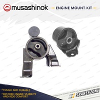 Front + Rear Engine Mount Kit for Kia Cerato TD 2.0L 4Cyl G4KD 1/09-9/13 Manual