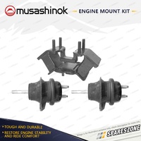 Front + Rear Engine Mount Kit for Lexus IS300 JCE10R 3.0L 6Cyl 2JZGE 7/01-6/05