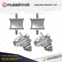 Front + Rear Engine Mount Kit for Mazda 929 HC 3.0L V6 JE 6/87-8/91 Auto Man.