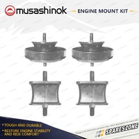 Front + Rear Engine Mount Kit for Mazda RX7 FC 1.3L 2R incl Turbo 13B 13BT 86-91