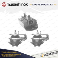 Front + Rear Engine Mount Kit for Mazda B2600 Bravo UF 2.6L 4Cyl RWD G6 91-96