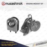 Front + Rear Engine Mount Kit for Mazda 626 GF 2.0L 4Cyl FSDE 97-99 Auto