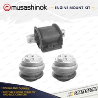 Front + Rear Engine Mount Kit for Mercedes Benz C180 C220D W202 1.8 2.2L