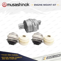 Front + Rear Engine Mount Kit for Mercedes Benz C250D W202 2.5L 5Cyl & T-Diesel