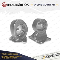 Front + Rear Engine Mount Kit for Mitsubishi Magna TR TS 2.6L 4Cyl 4G54 91-96