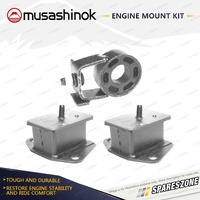 Front + Rear Engine Mount Kit for Mitsubishi Pajero L049G NE 2.5L 4Cyl T-Diesel