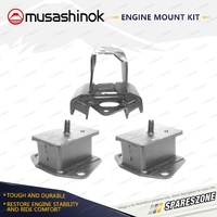 Front + Rear Engine Mount Kit for Mitsubishi Triton MK 3.0L V6 4WD 6G72 96-07