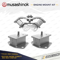 Front + Rear Engine Mount Kit for Mitsubishi Triton ME MF MG MH MJ MK 86-06