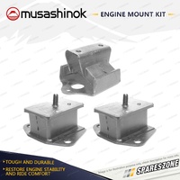 Front + Rear Engine Mount Kit for Mitsubishi L200 Express MD 2.0L 4Cyl 4WD 4G63