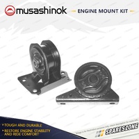 Front + Rear Engine Mount Kit for Mitsubishi Galant HJ 2.0L 4Cyl 4G63 4/93-3/95