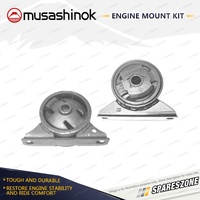 Front + Rear Engine Mount Kit for Mitsubishi Lancer CC 1.8L 4Cyl Wagon 4G93 Auto