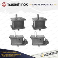 Front + Rear Engine Mount Kit for Mitsubishi Canter FB511 2.8L 4Cyl Diesel 98-99