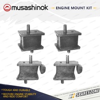 Front + Rear Engine Mount Kit for Mitsubishi Canter FB511 2.8L 4Cyl Diesel 99-02