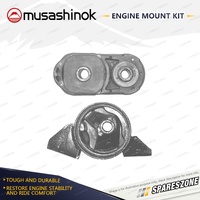 Front + Rear Engine Mount Kit for Nissan NX NX-R Pulsar N15 1.6L Coupe 2.0L 4Cyl