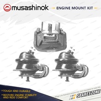 Front + Rear Engine Mount Kit for Nissan Pathfinder D21 R50 3.3L V6 4WD VG33E