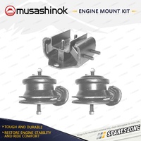 Front + Rear Engine Mount Kit for Nissan 300ZX Z32 3.0L V6 & Twin Turbo Auto Man