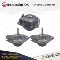 Front + Rear Engine Mount Kit for Saab 9000 2.3L Turbo B234E B234L B234R 90-98