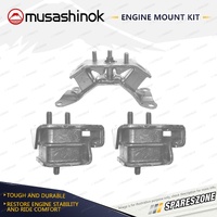 Front + Rear Engine Mount Kit for Subaru Impreza GC5/6 GF5/6 1.8L 4Cyl AWD EJ18E