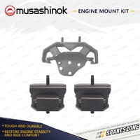 Front + Rear Engine Mount Kit for Subaru Liberty BC BD BF BG 2.2L 98mm Manual